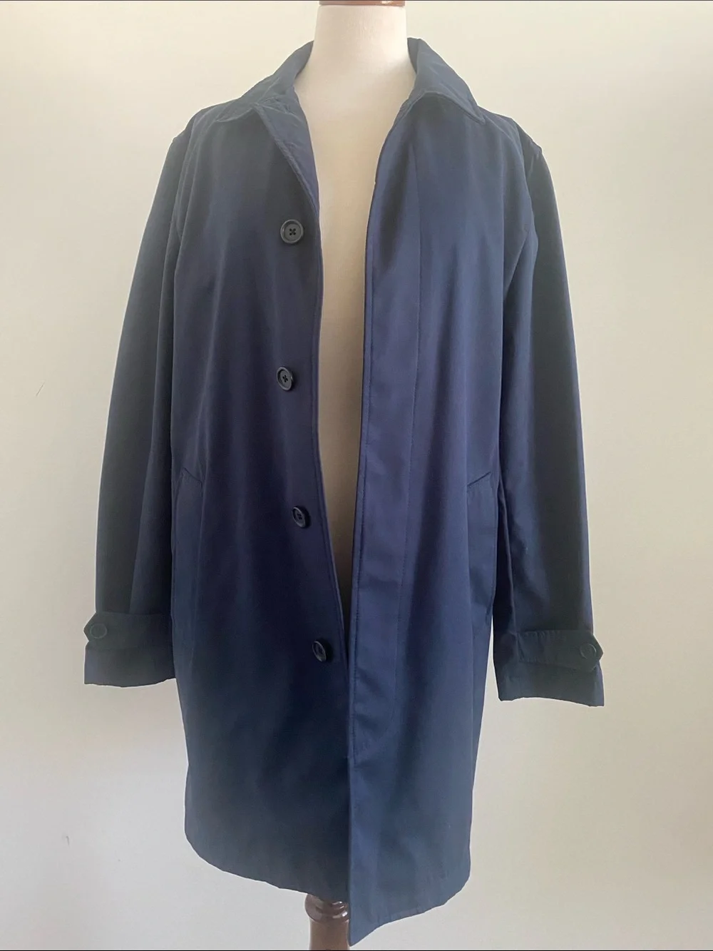 Banana Republic Water Resistant Mac Single Breasted Trench Coat Size Small